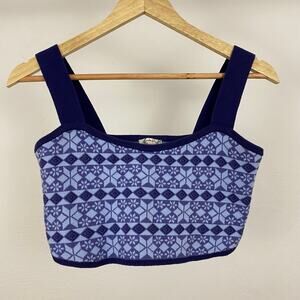 Intimately Free People Away With Me Crop - Winter Night Combo - Size Medium